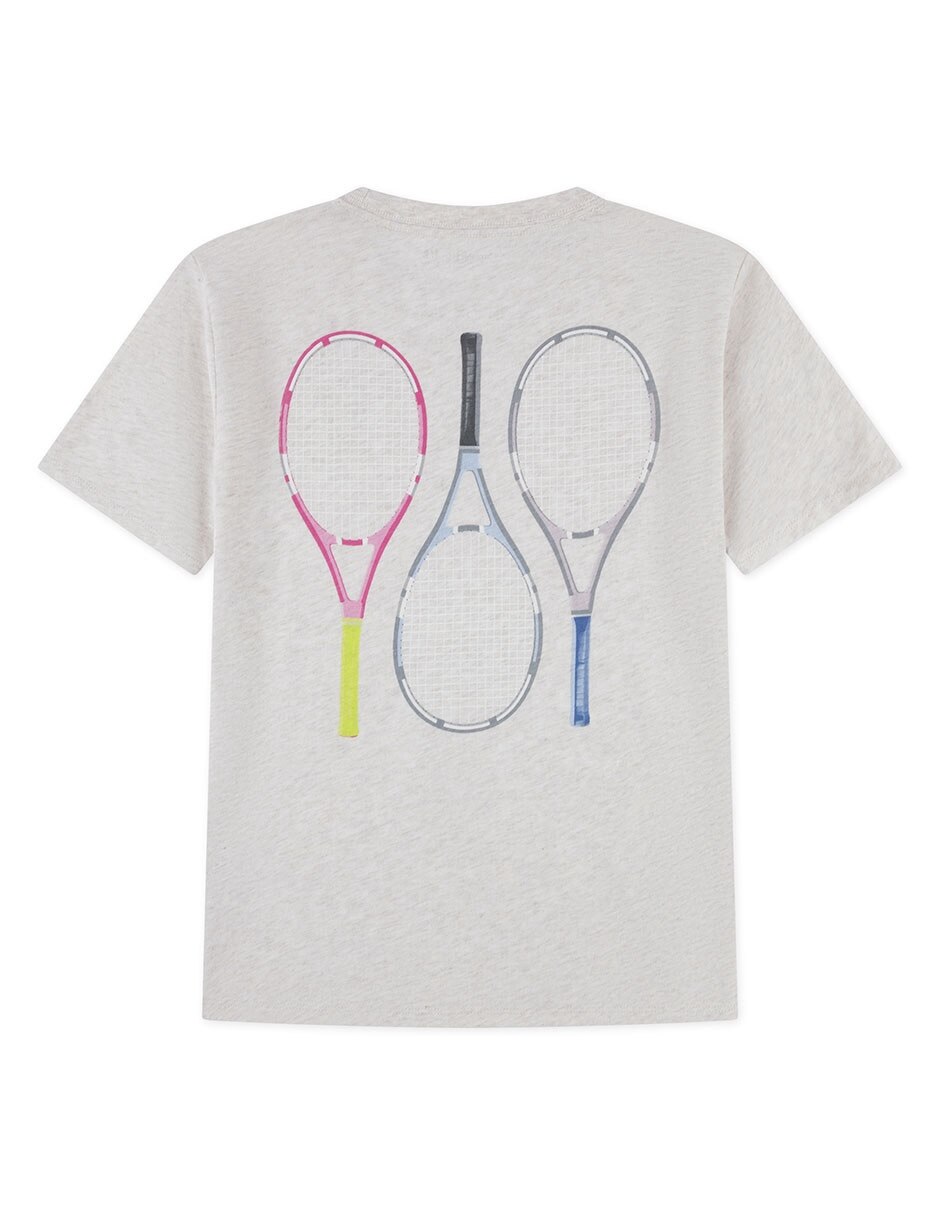 Playera manga corta para niña
