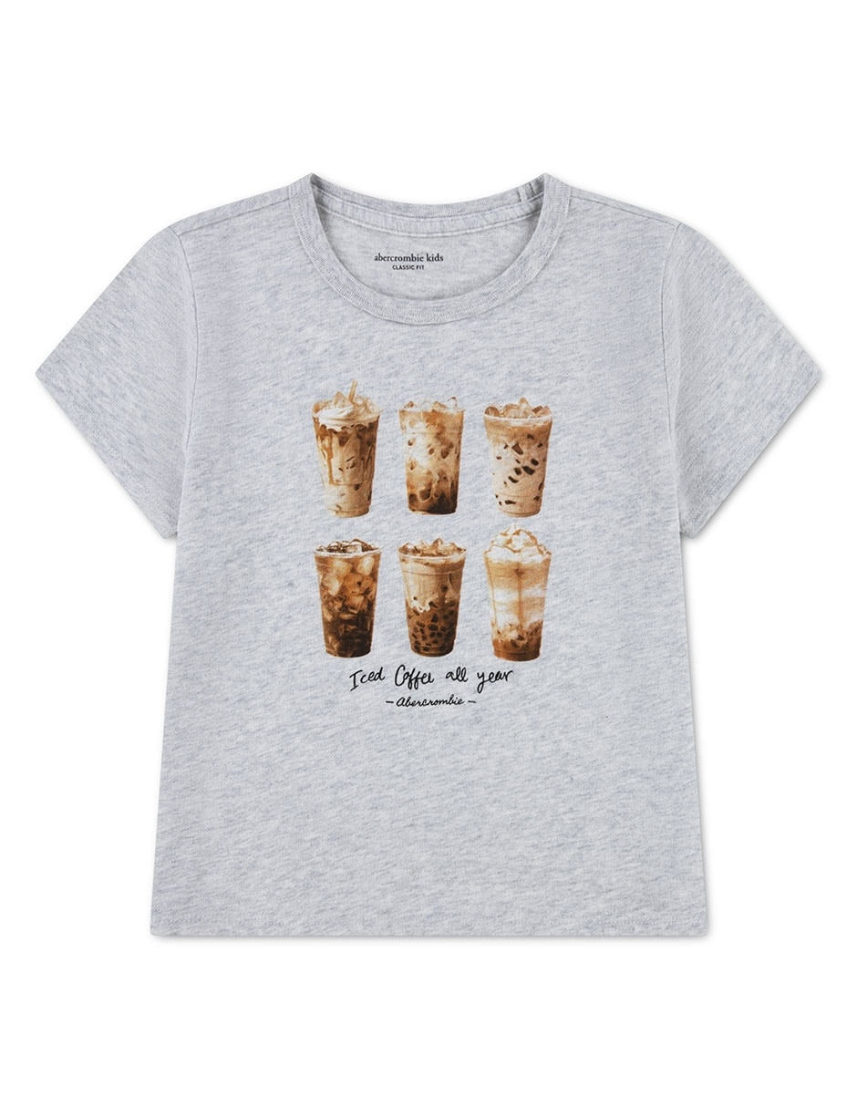 Playera manga corta para niña Playera manga corta para niña