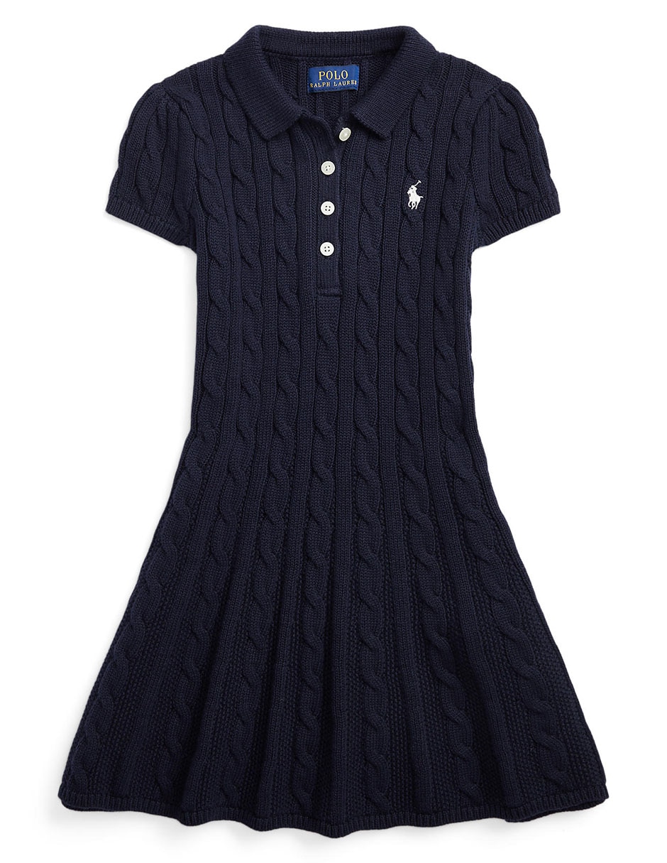 Vestido polo corta para niña 4