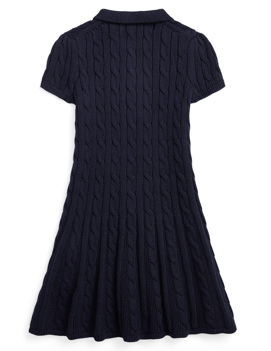 Vestido polo corta para niña 5