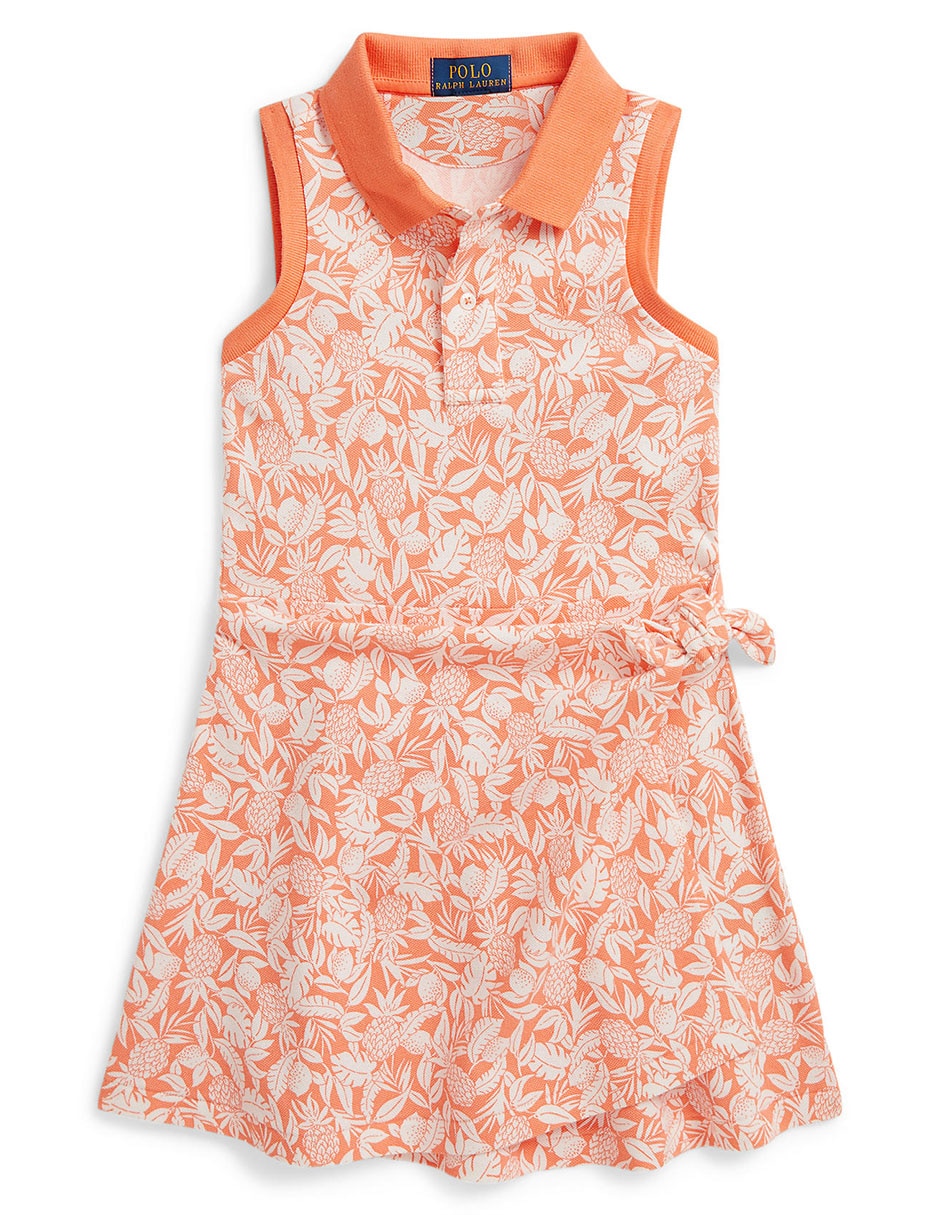 Vestido polo manga regular para niña Vestido polo manga regular para niña