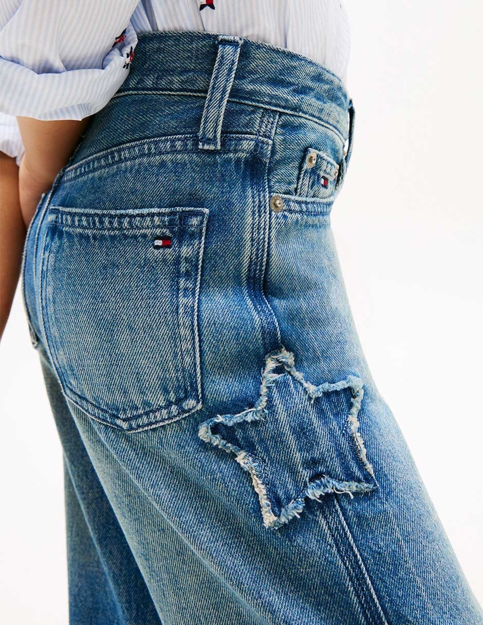 Jeans straight Hilfiger para niña 7