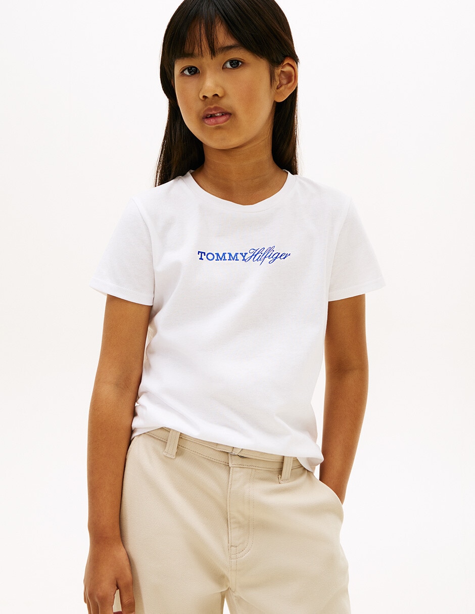 Playera manga corta para niña