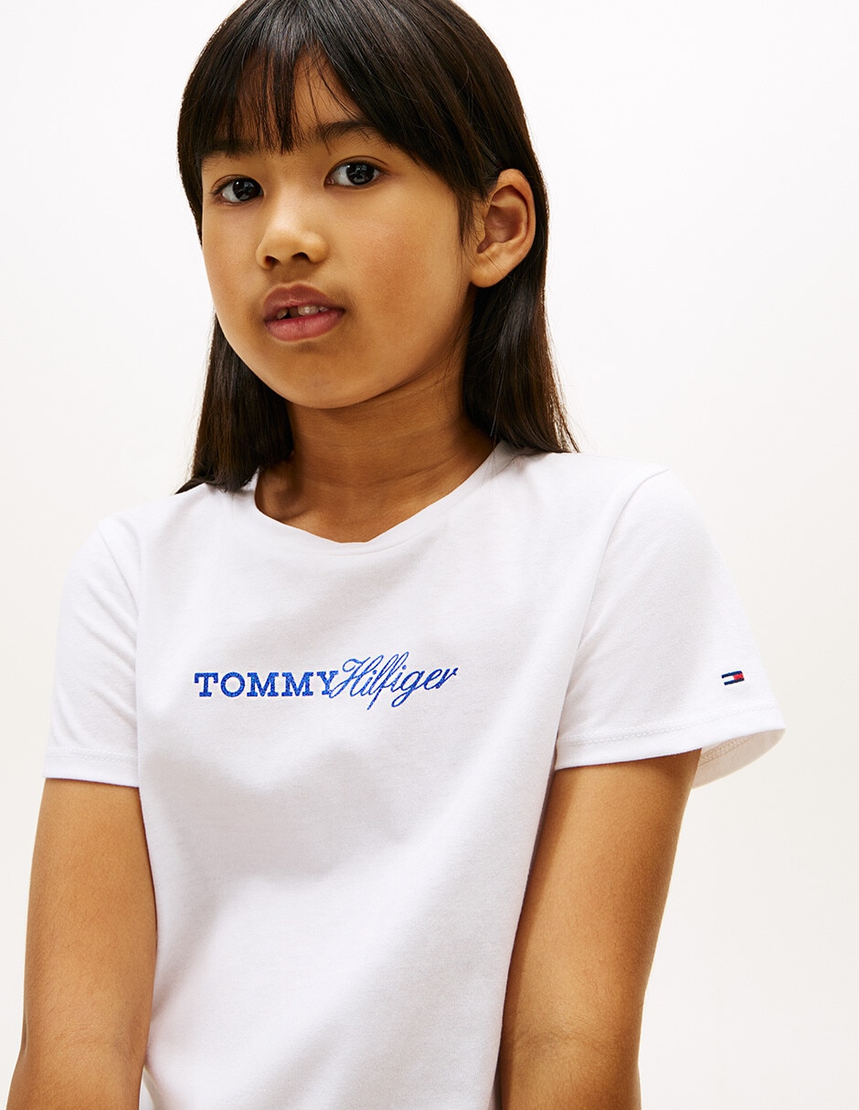 Playera manga corta para niña