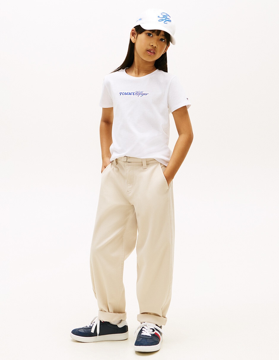 Playera manga corta para niña