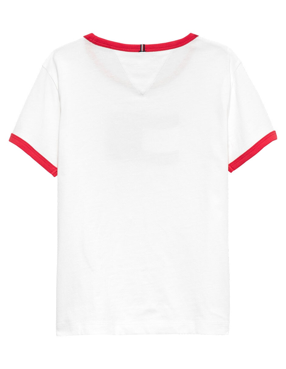 Playera tommy hilfiger manga corta para niña
