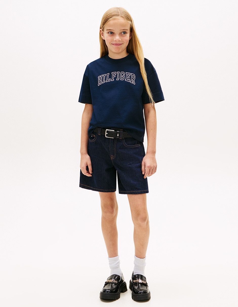 Playera manga corta para niña