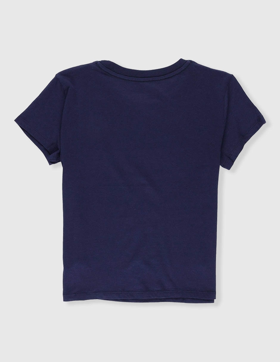 Playera manga corta para niña