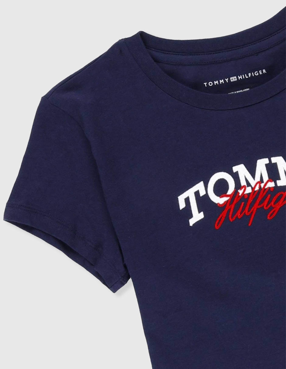 Playera manga corta para niña