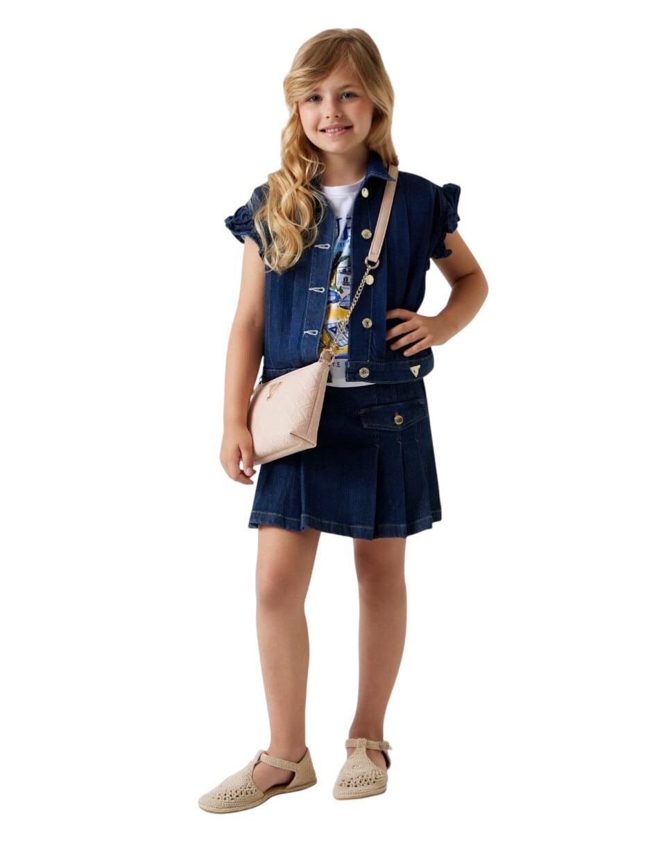 Playera Guess sin mangas para niña