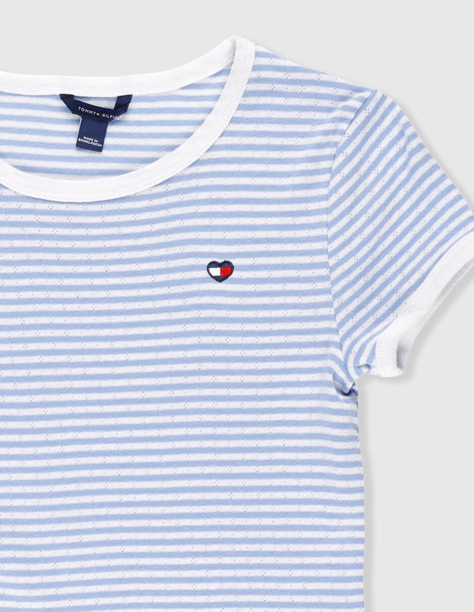 Playera manga corta para niña
