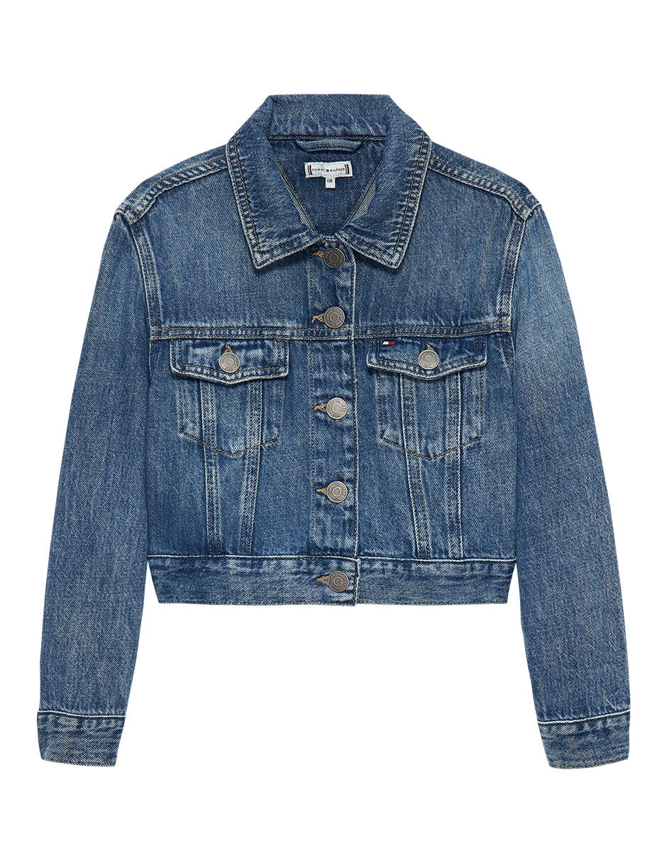 Chamarra hilfiger de algodón para infantil niña Chamarra hilfiger de algodón para infantil niña