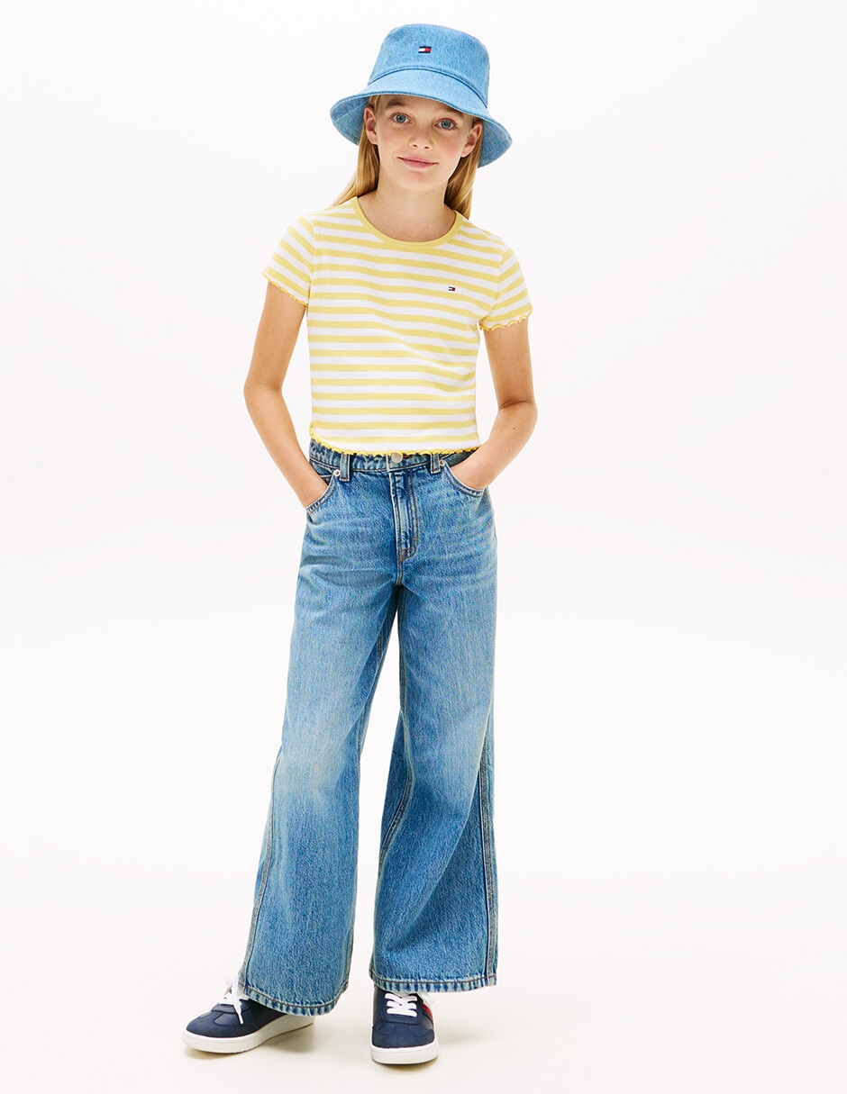 Playera manga corta para niña