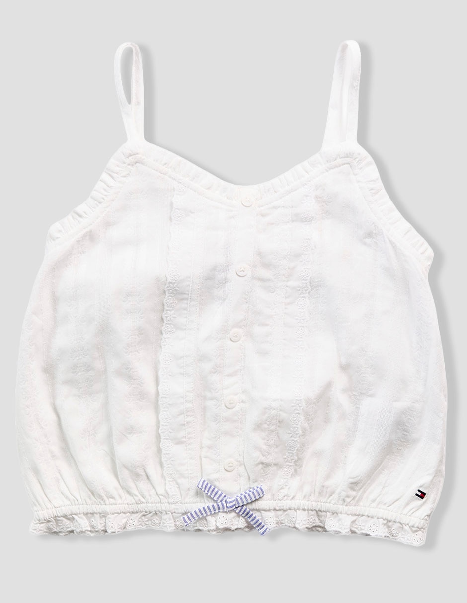 Playera tommy hilfiger manga corta para niña