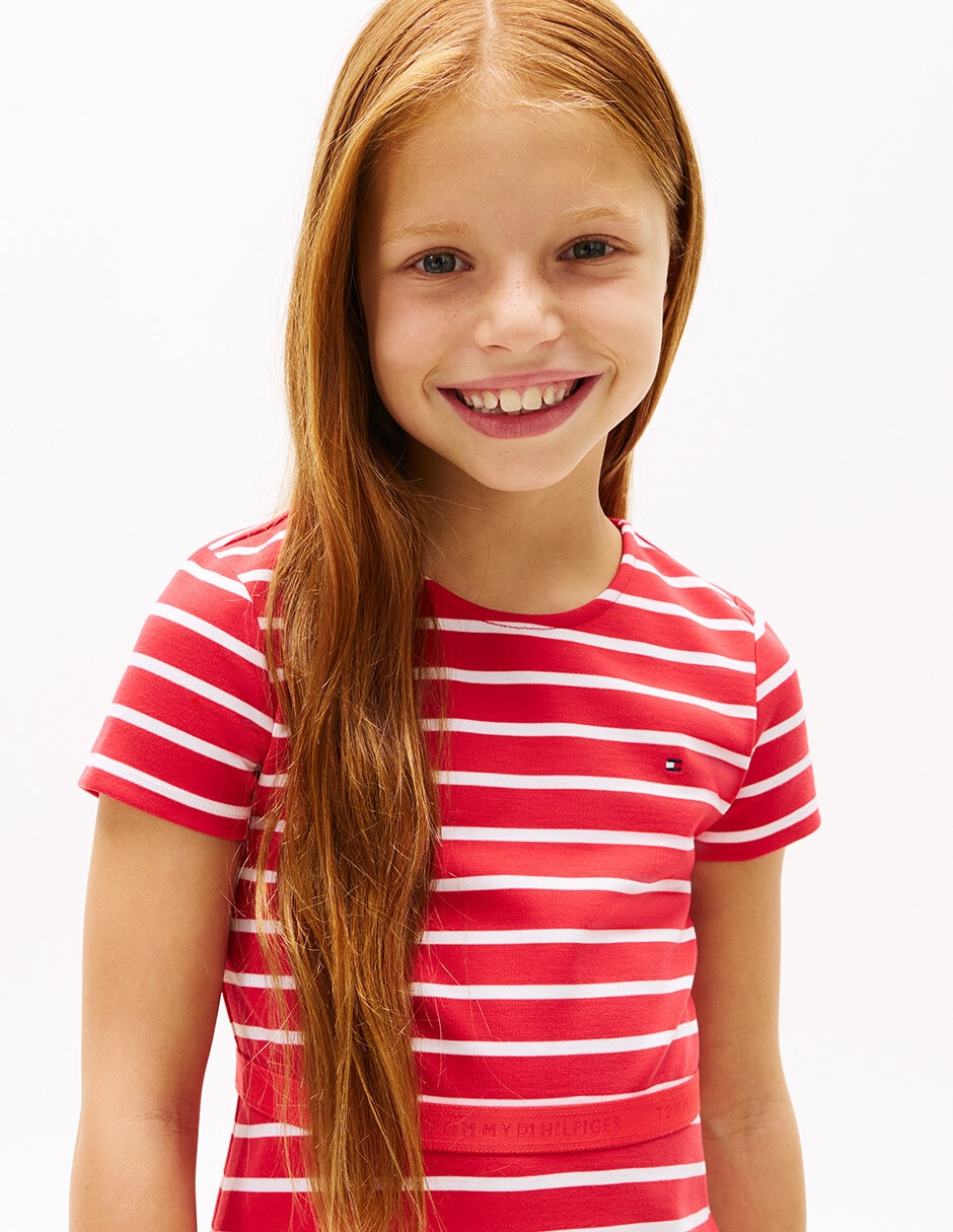 Vestido Hilfiger manga corta para niña 4