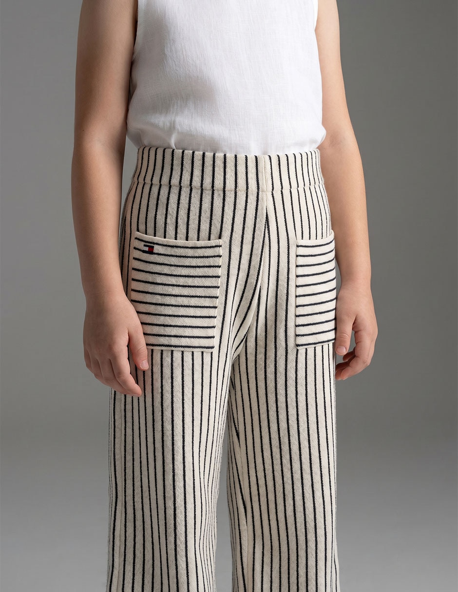 Pants tommy hilfiger no aplica "para" infantil / niños grandes niña