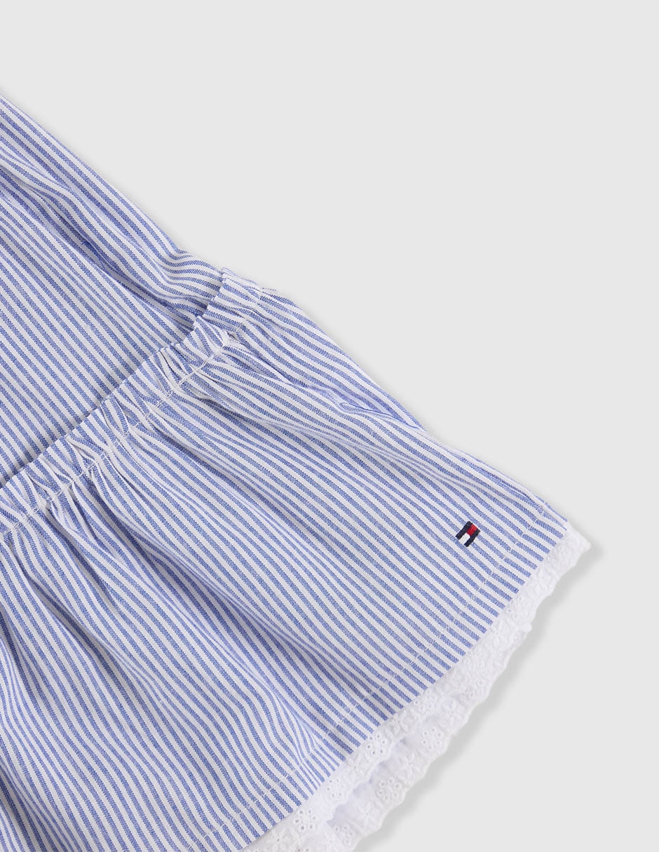 Falda tommy hilfiger de algodón para niña