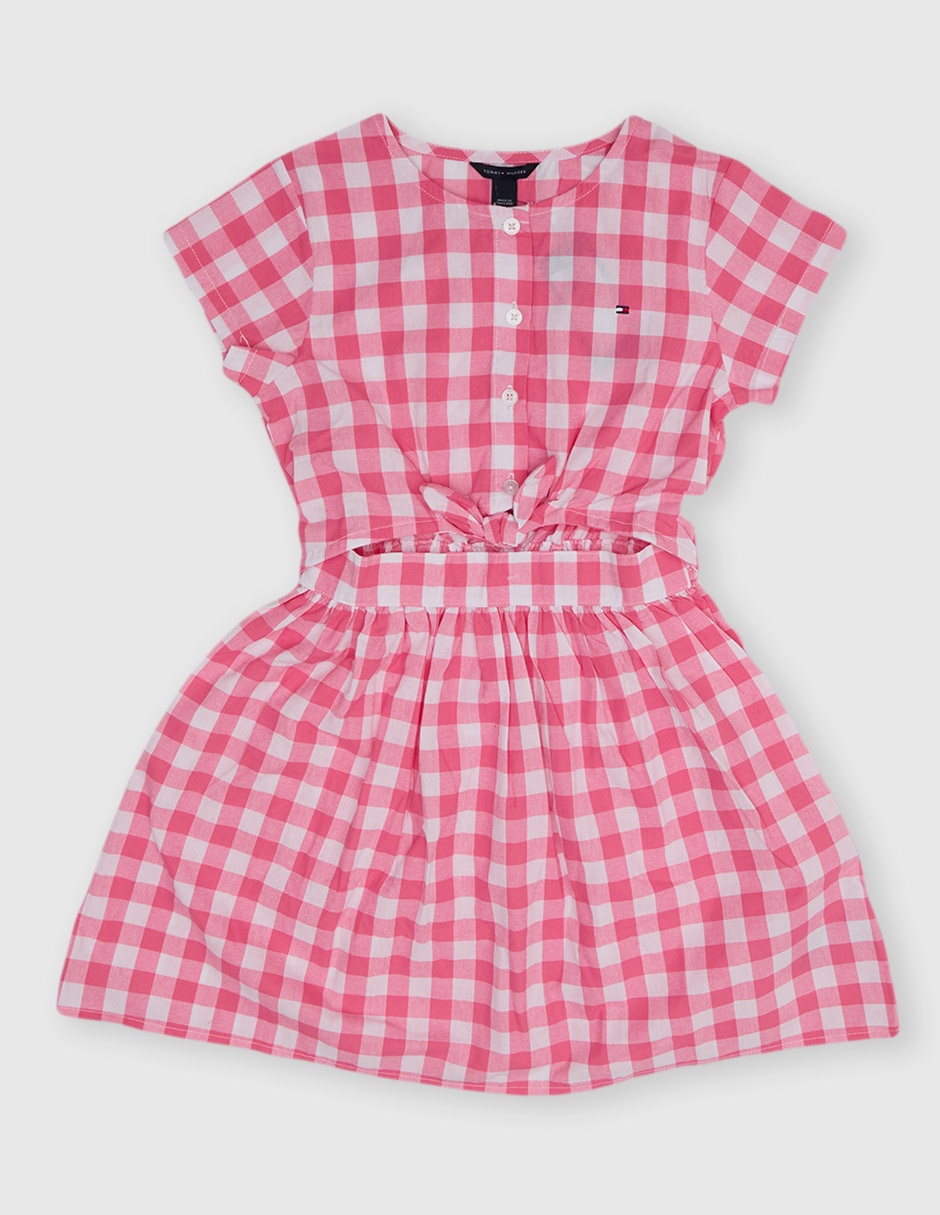 Vestido manga corta para niña