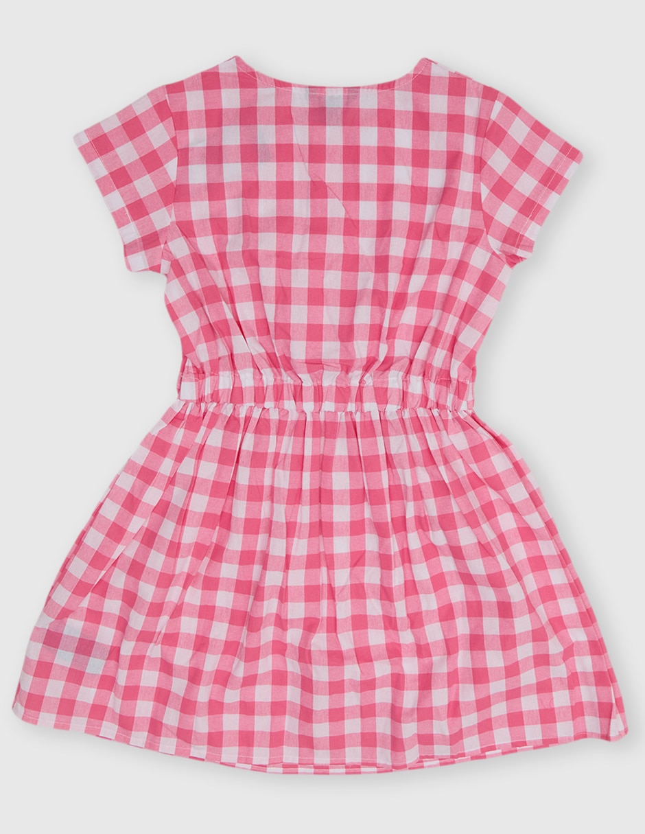 Vestido manga corta para niña