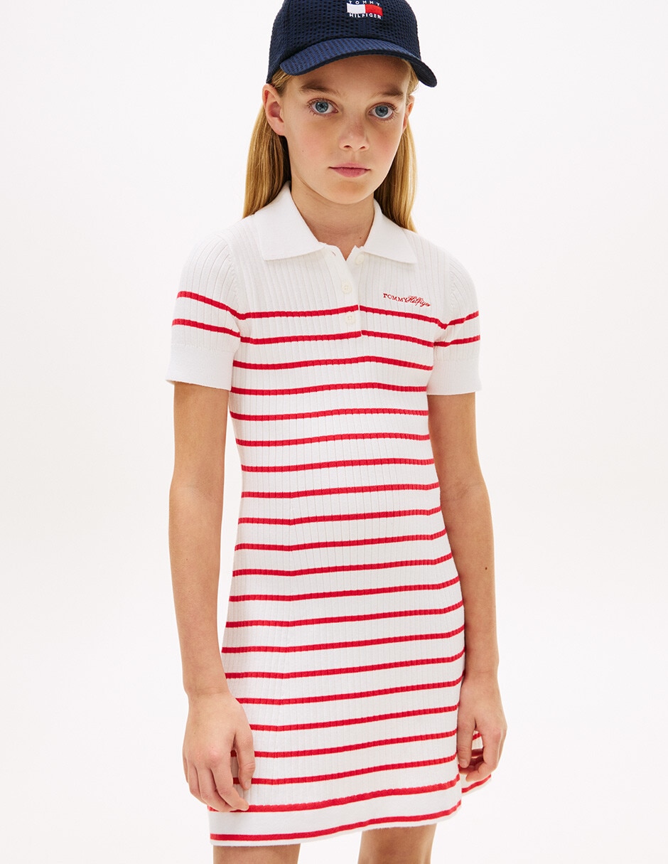 Vestido Hilfiger manga corta para niña 4