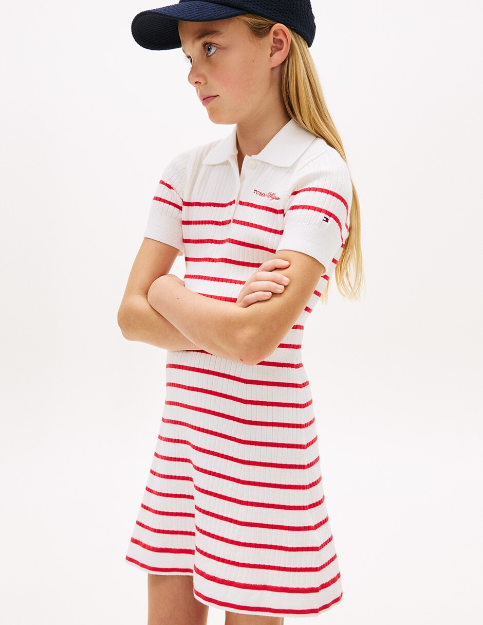 Vestido Hilfiger manga corta para niña 3