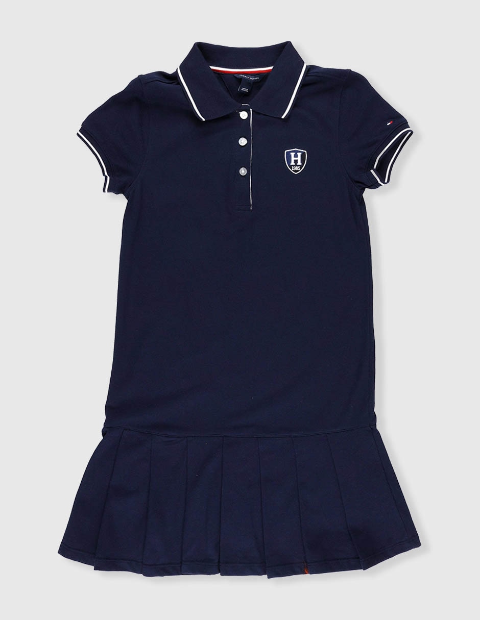 Vestido tommy hilfiger manga regular para niña