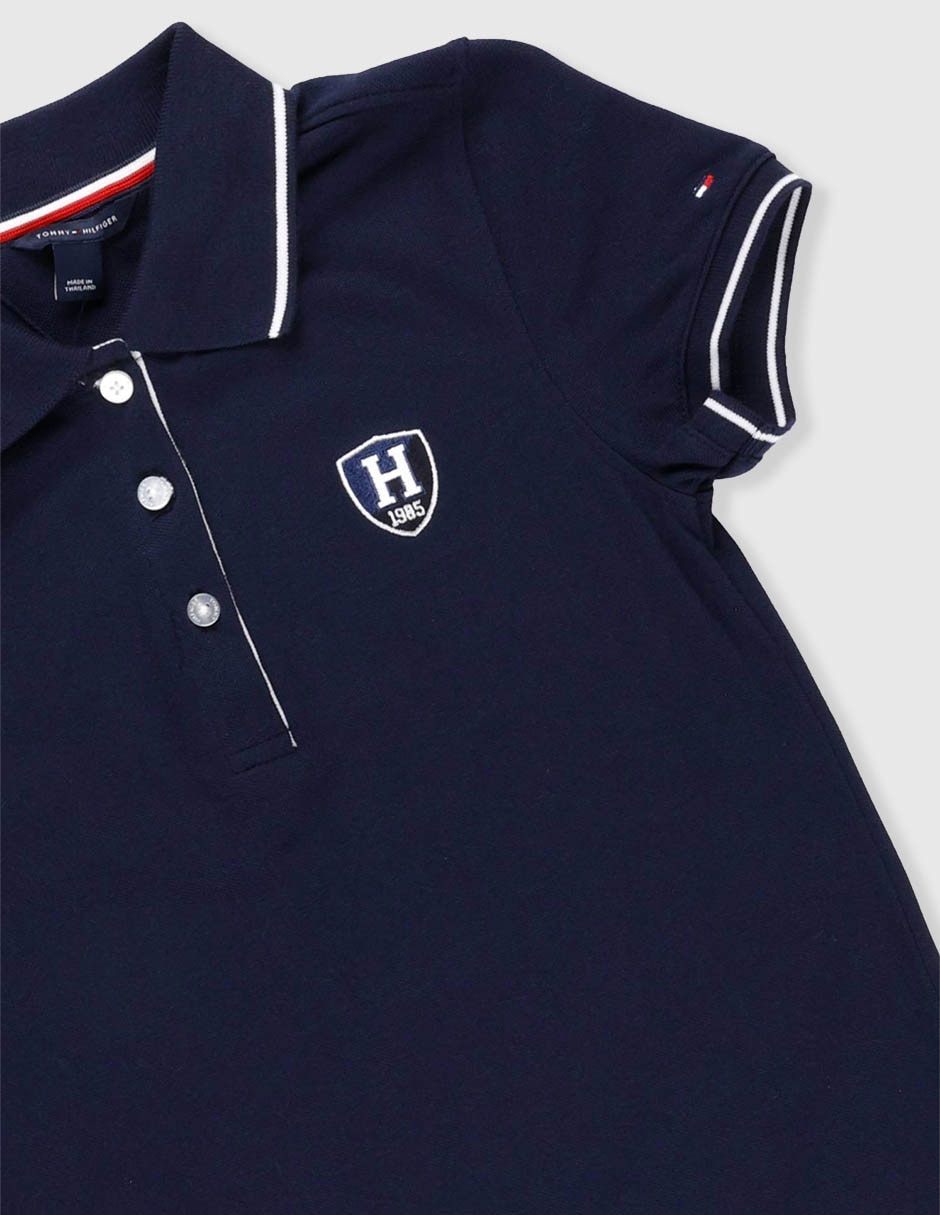 Vestido tommy hilfiger manga regular para niña