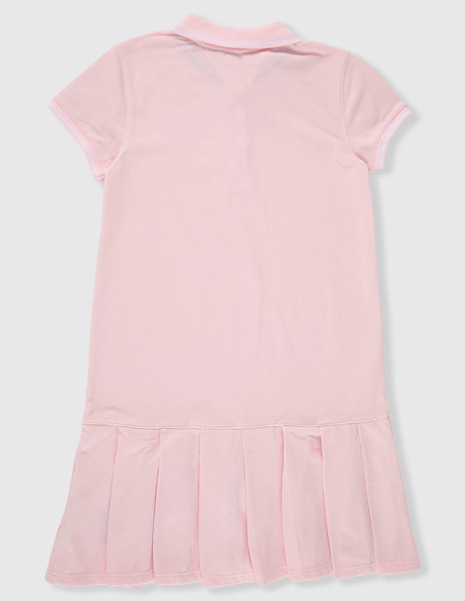 Vestido tommy manga corta para niña