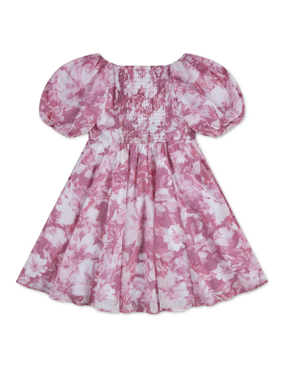 Vestido Abercrombie & Fitch manga globo para niña