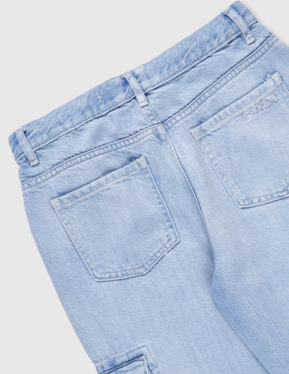 Jeans relaxed lavado claro para niño 4