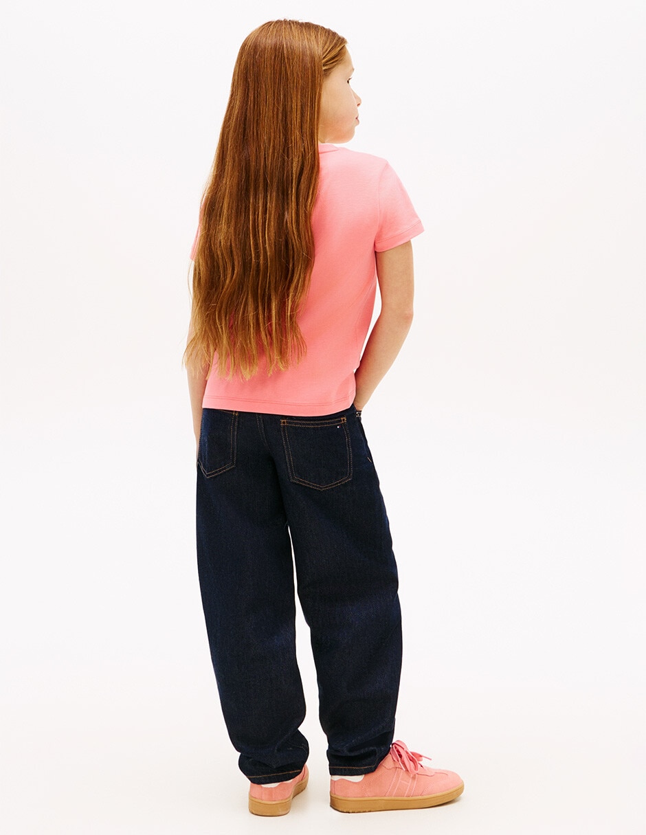 Playera manga corta para niña