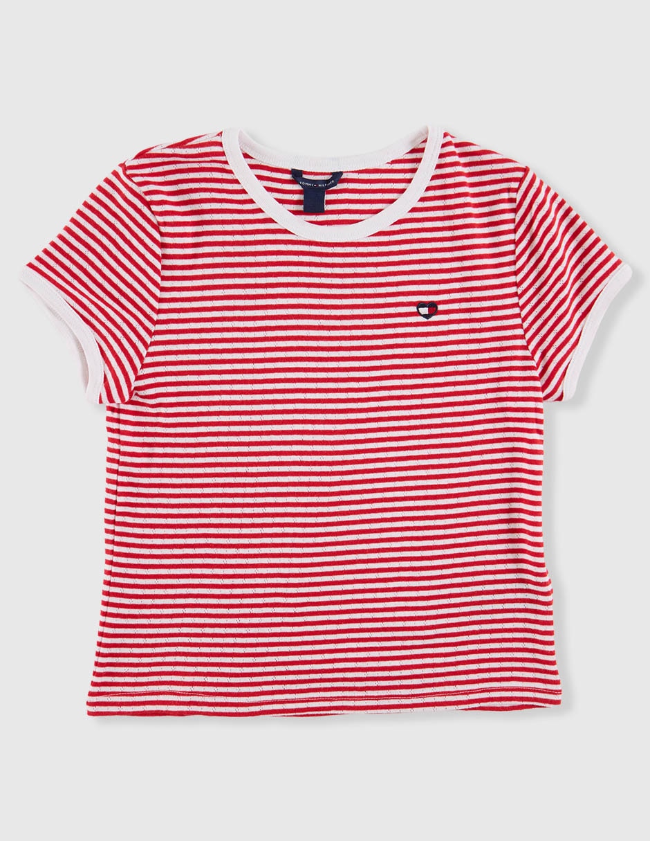 Playera hilfiger manga corta para niña