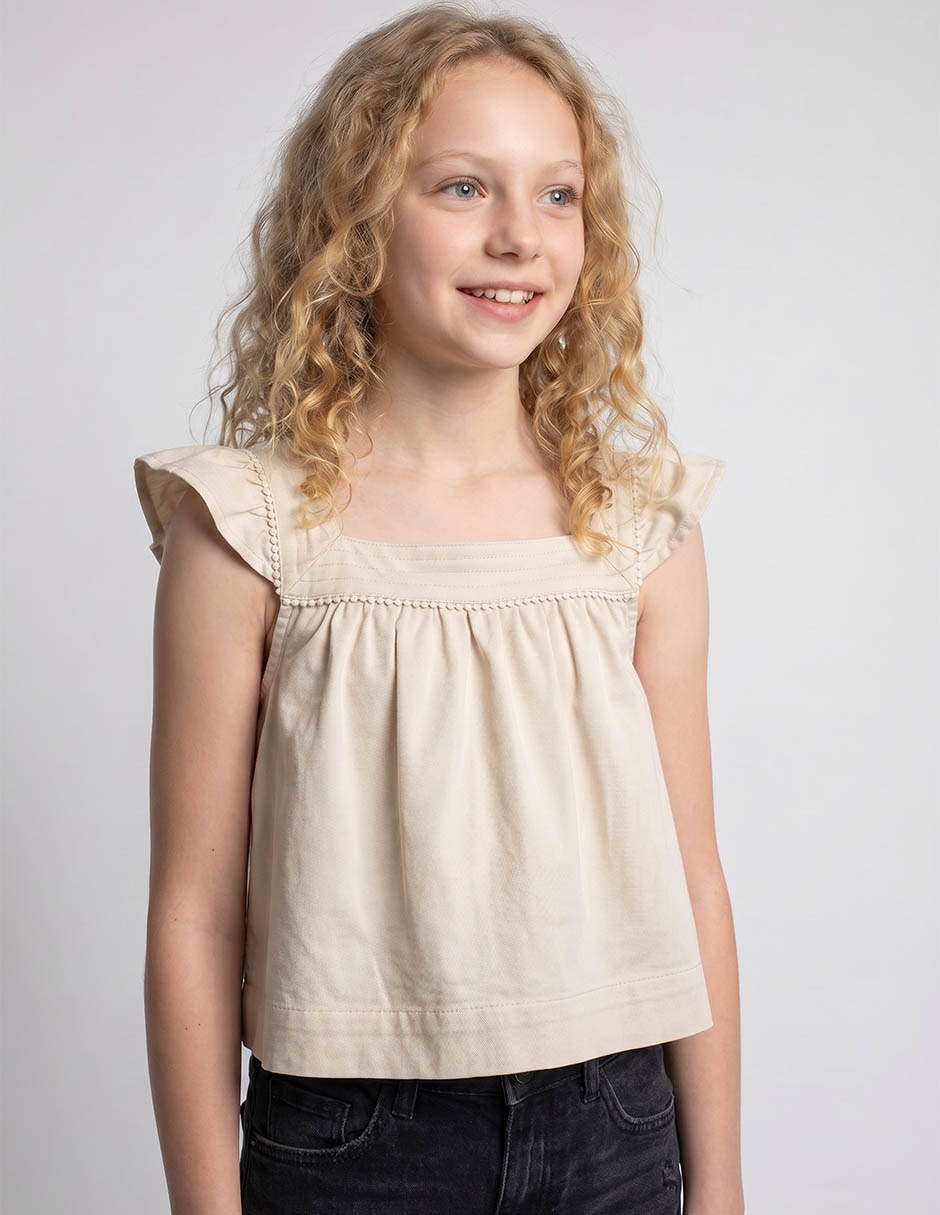 Blusa Hilfiger Para Infantil / Niños Grandes Niña Blusa Hilfiger Para Infantil / Niños Grandes Niña