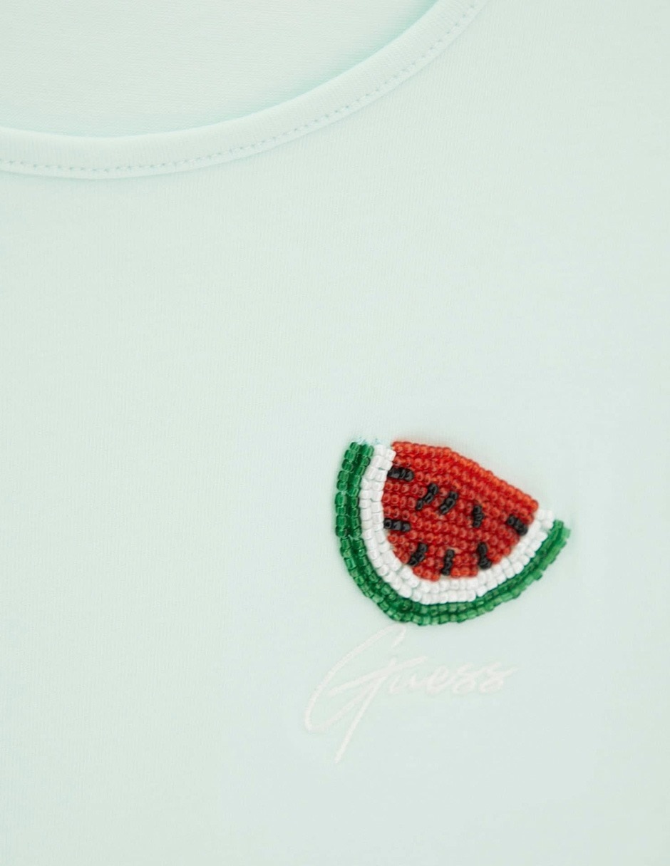 Playera guess manga corta para niña