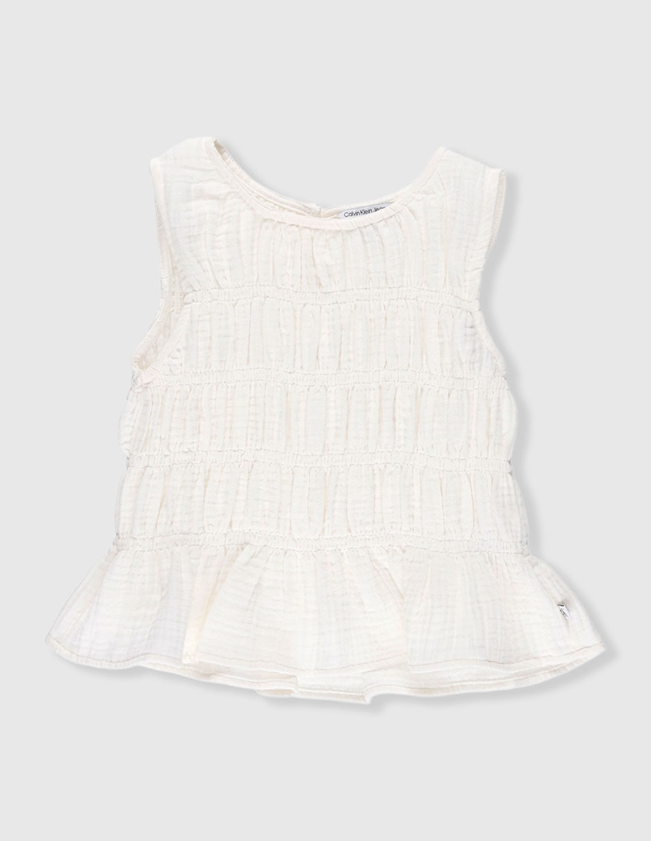 Playera sin mangas para niña Playera sin mangas para niña