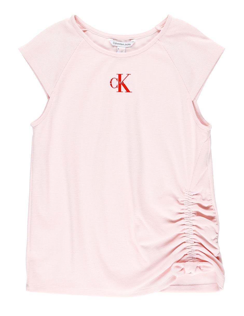 Playera Calvin Klein manga corta para niña