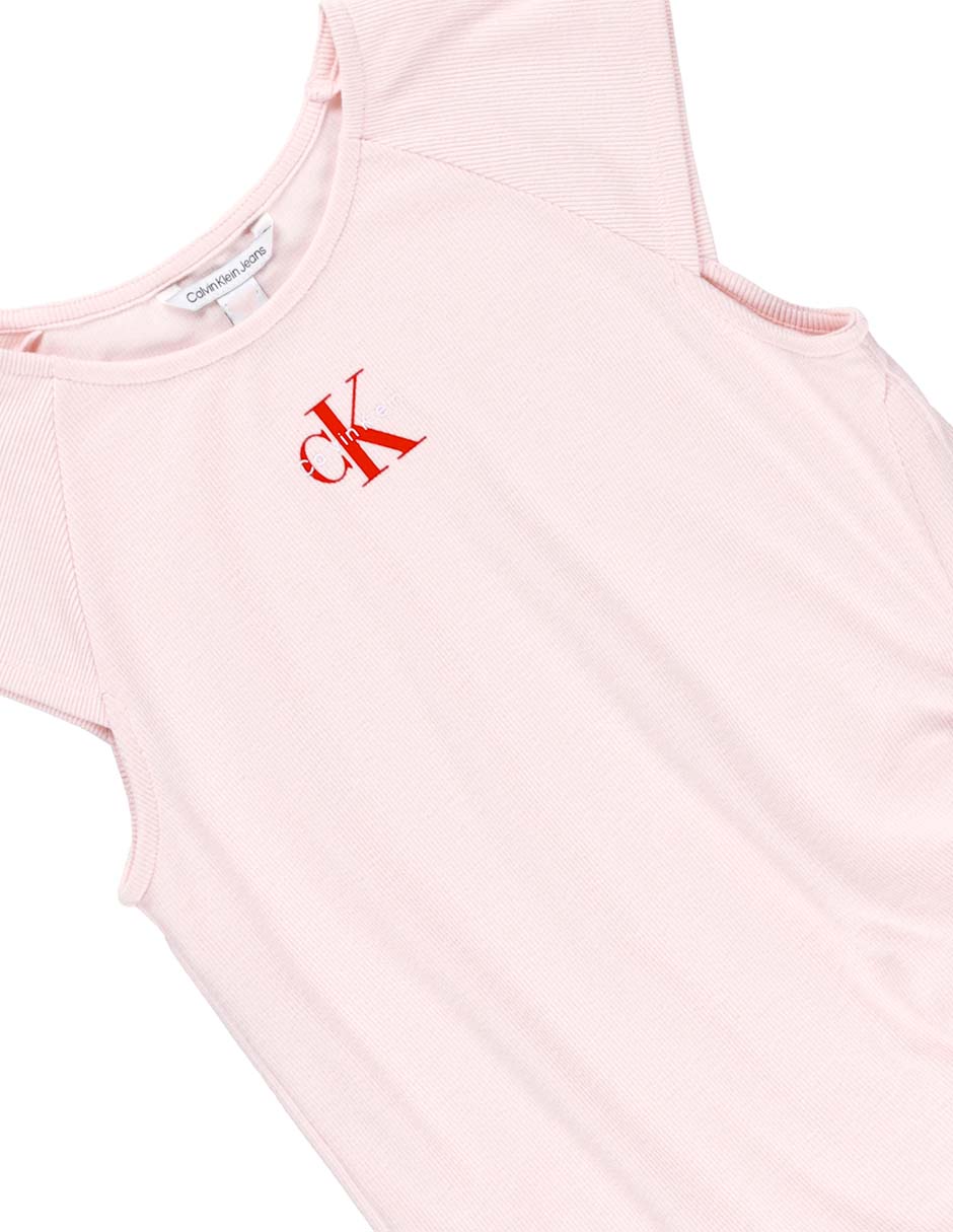 Playera Calvin Klein manga corta para niña