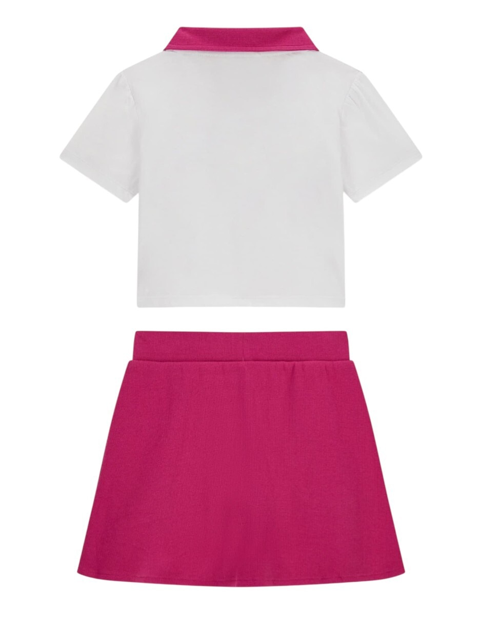 Conjunto casual guess sp26 de algodón y elastano para infantil niña