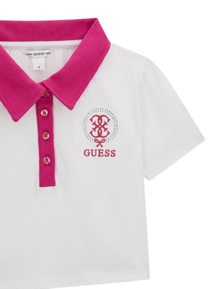 Conjunto casual guess sp26 de algodón y elastano para infantil niña