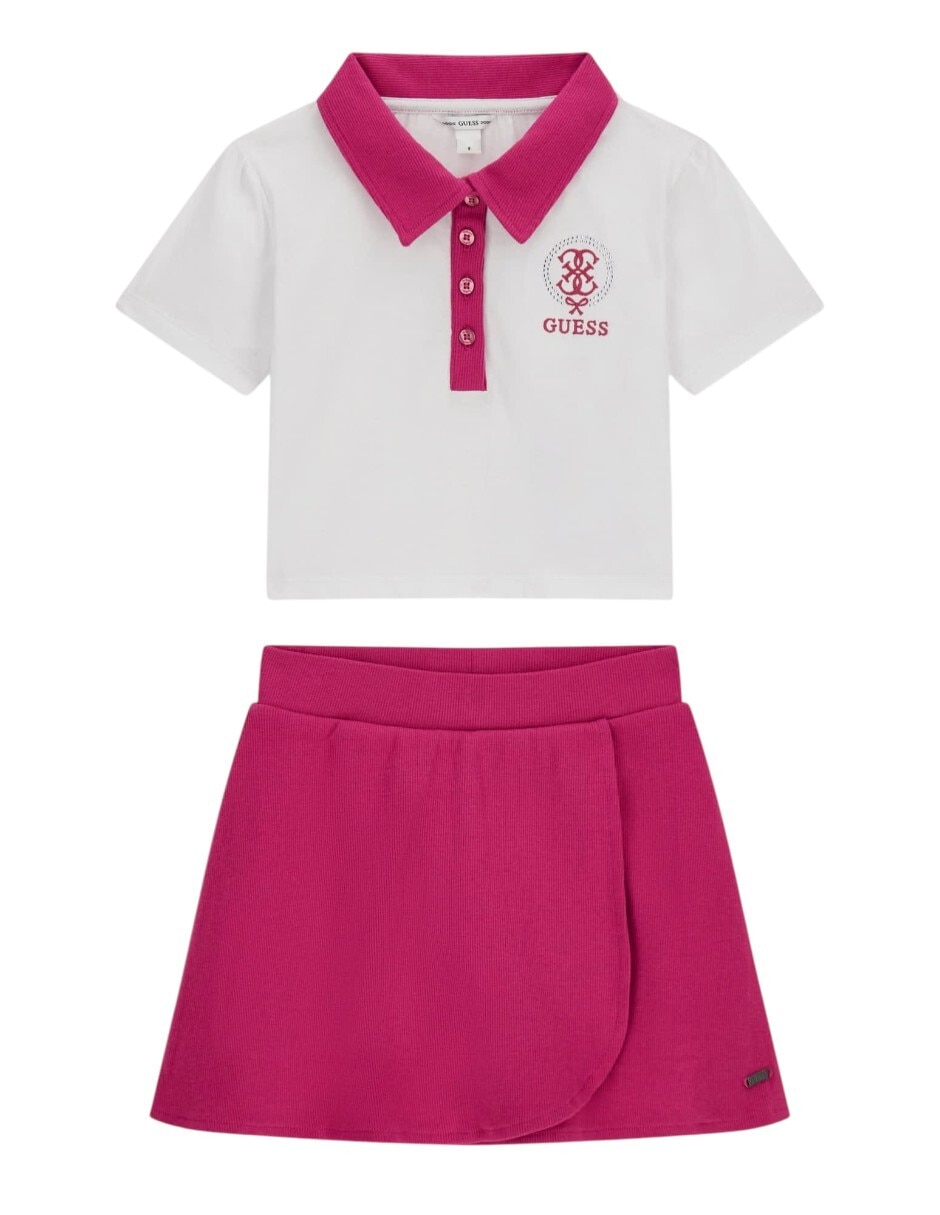 Conjunto casual sp26 de algodón y elastano para infantil niña Conjunto casual sp26 de algodón y elastano para infantil niña