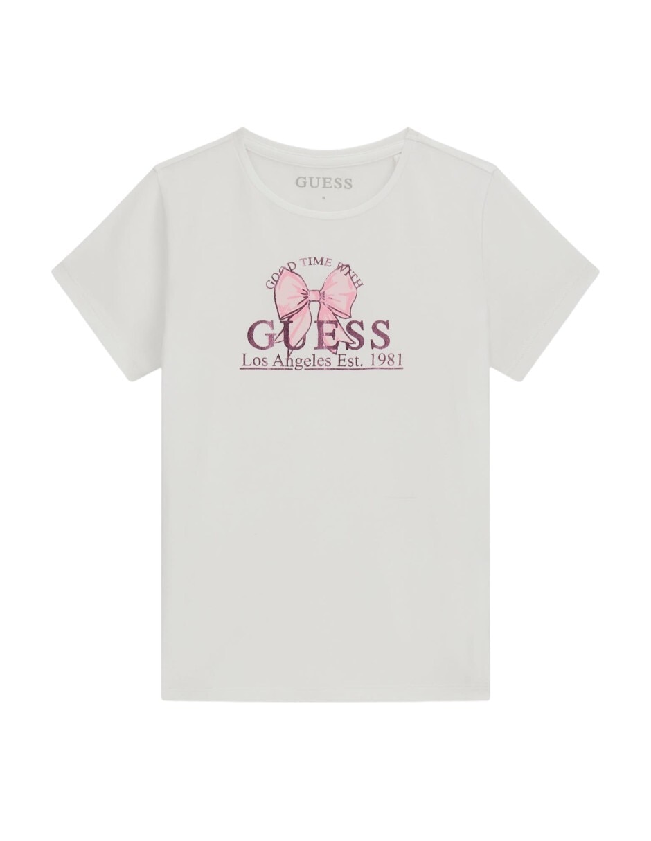 Playera guess manga corta infantil niña