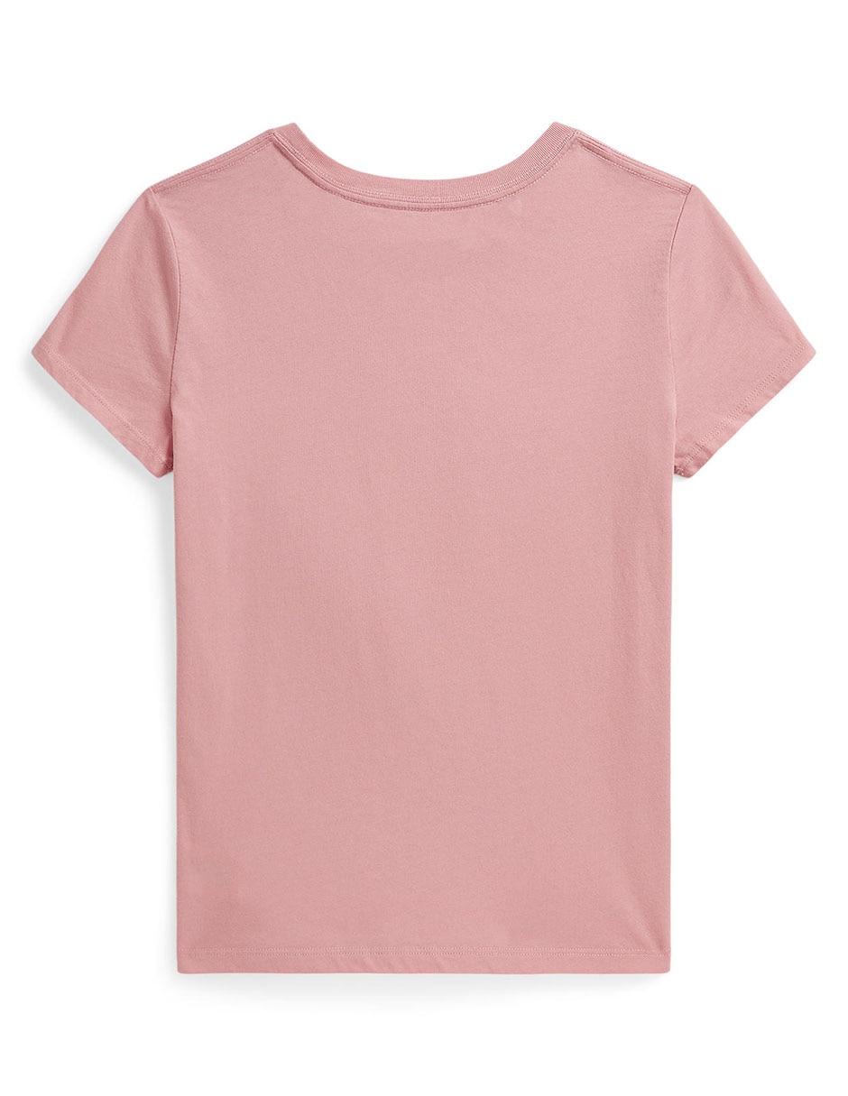 Playera polo manga para niña 2