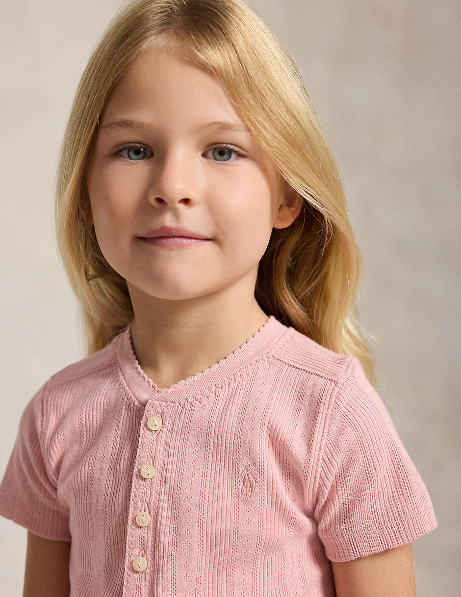 Vestido manga corta para niña 4