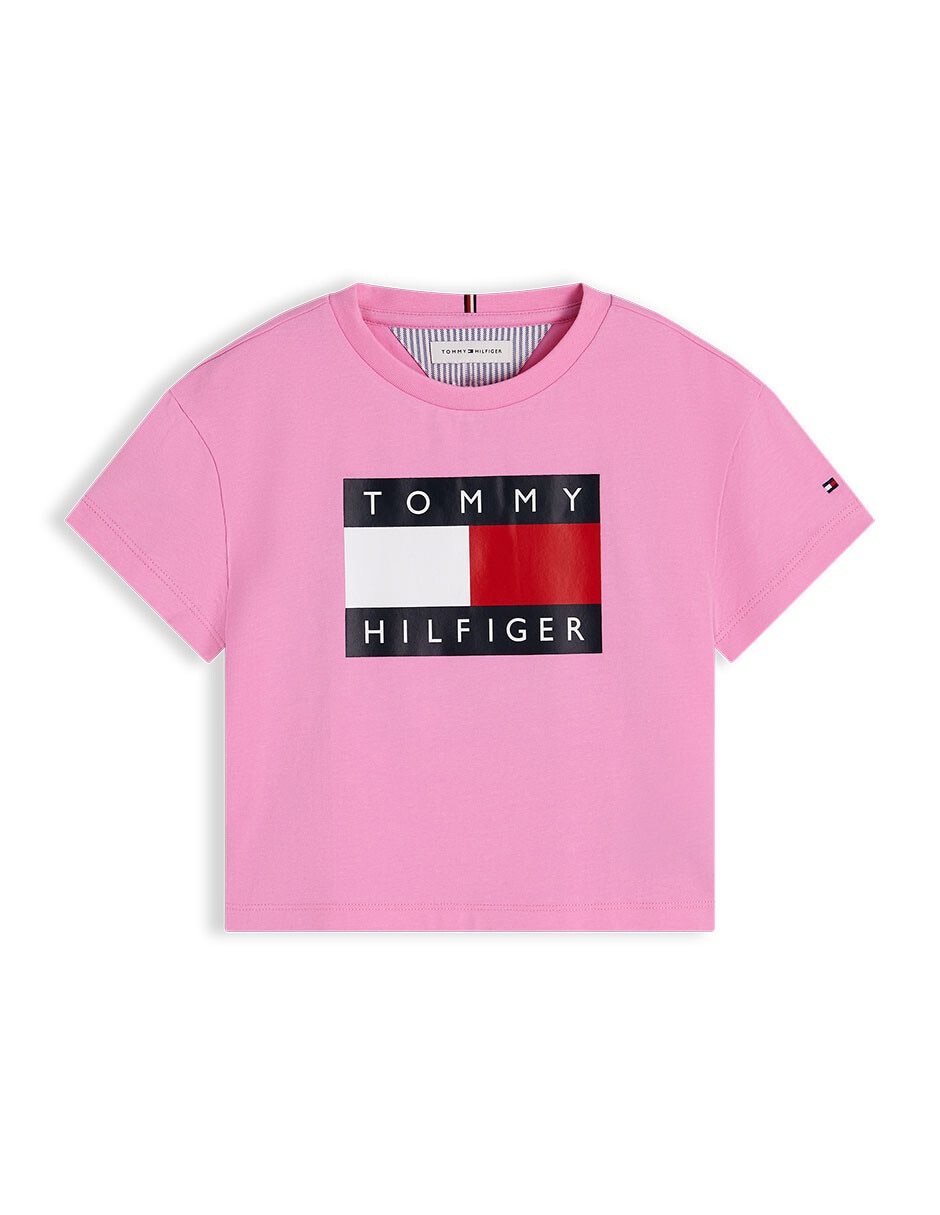 Playera manga corta para niña
