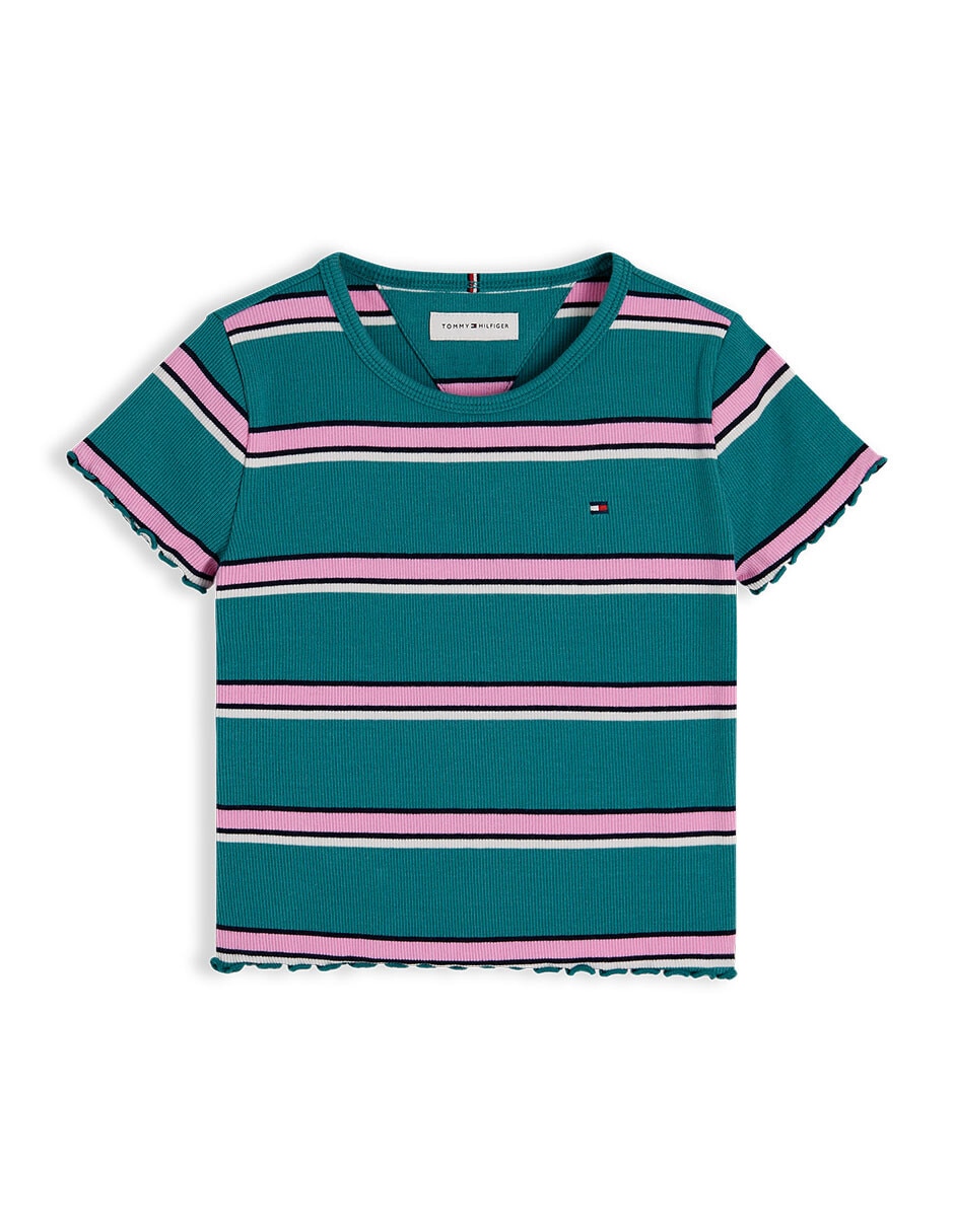Playera Tommy Hilfiger manga corta para niña