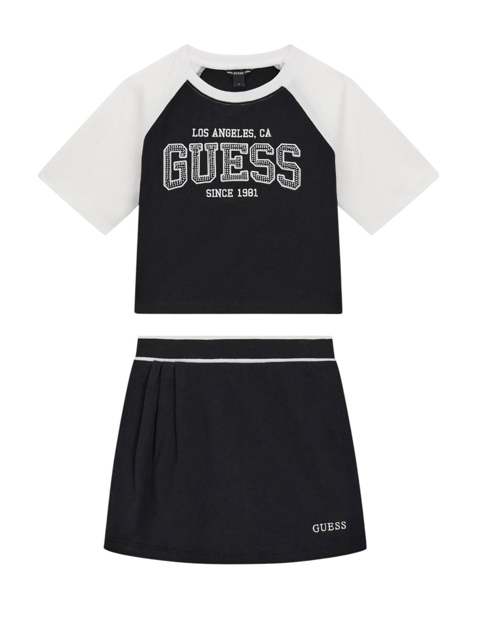 Playera manga corta para niña