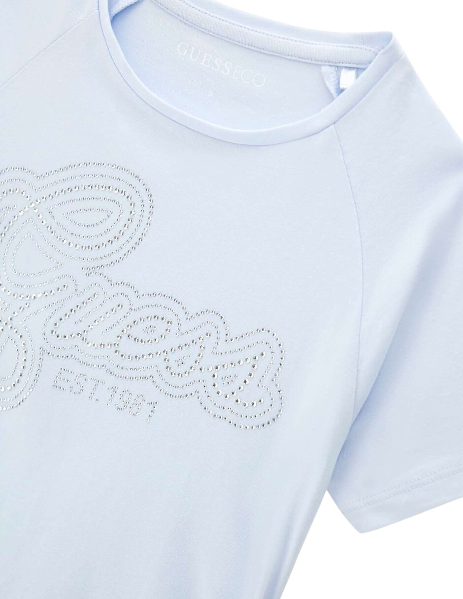 Playera guess manga corta para niña