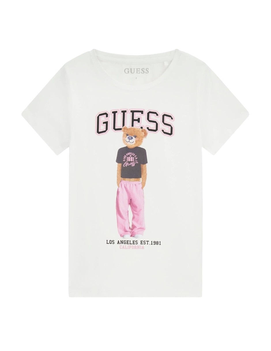 Playera manga corta para niña