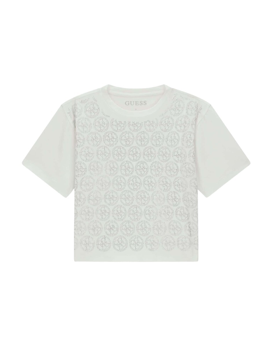 Playera manga 3/4 para niña Playera manga 3/4 para niña