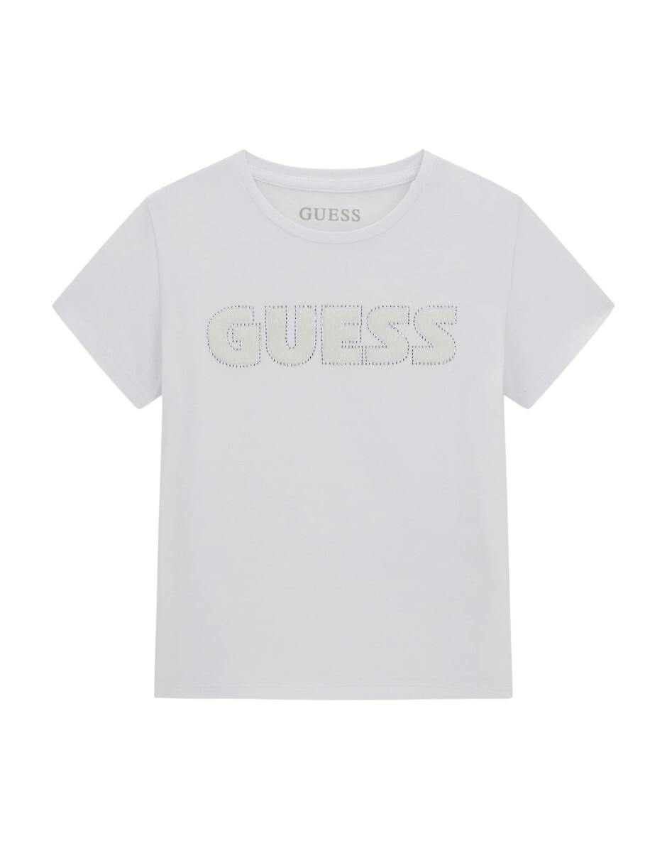Playera guess  manga corta para niña